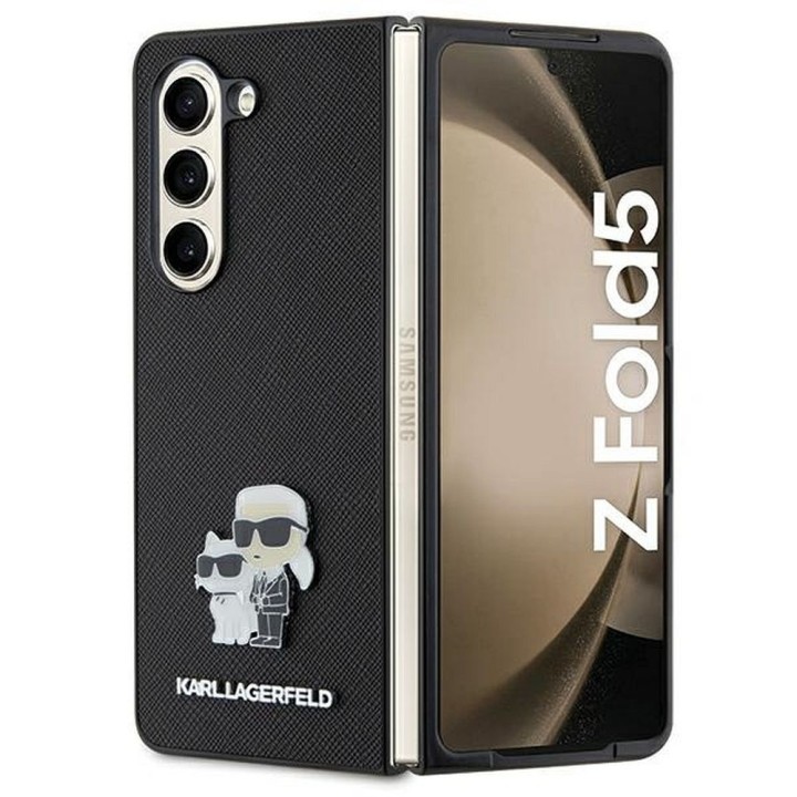 KARL LAGERFELD чохол для SAMSUNG Z Fold 5 KLHCZFD5SAKCNPK (Saffiano K&C PIN) чорний