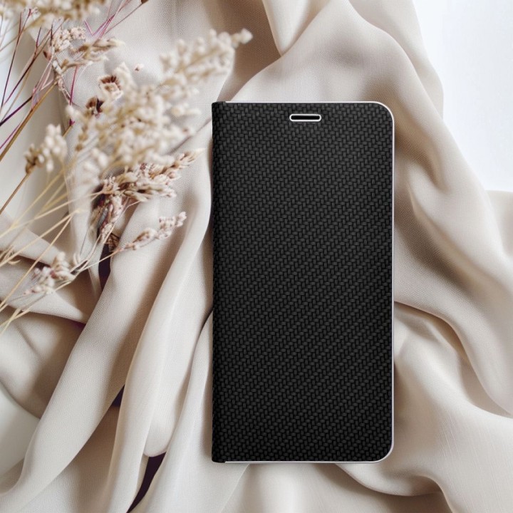 Flip case for Samsung S24 Luna Book Carbon black