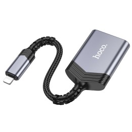 Card reader SD / TF Hoco Lightning UA25 grey