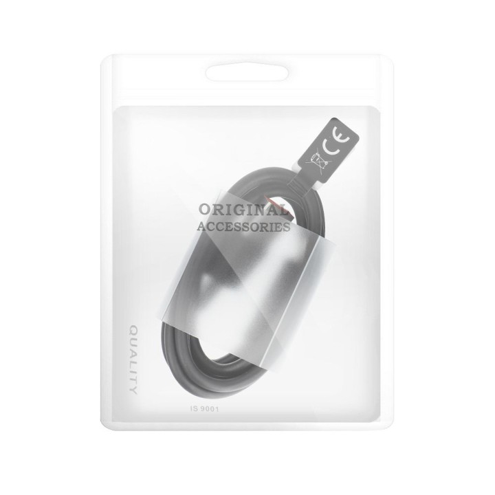 Cable USB A for Type C 3.0 2A HD2 1 m black