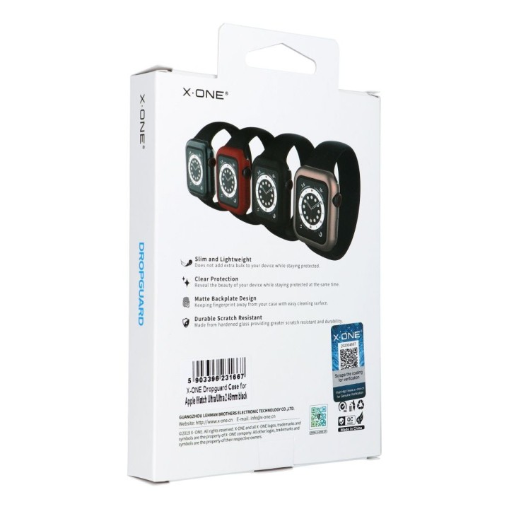Чохол X-ONE Dropguard - для Apple Watch Ultra/Ultra2/Ultra3 49mm чорний