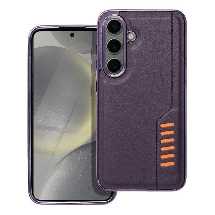 Etui na Samsung S24 Milano ciemnofioletowe