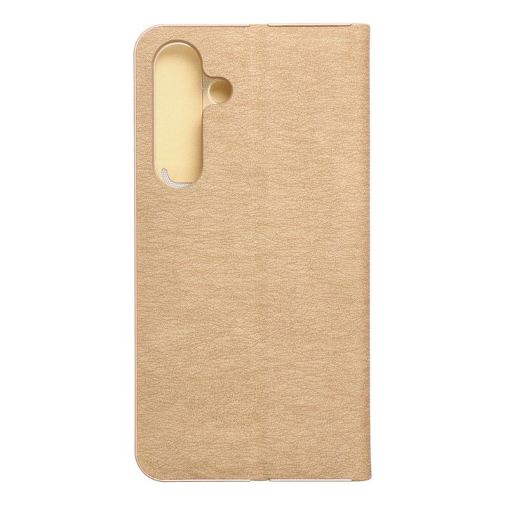 Etui z klapką na Samsung S24 Luna Book Gold złote