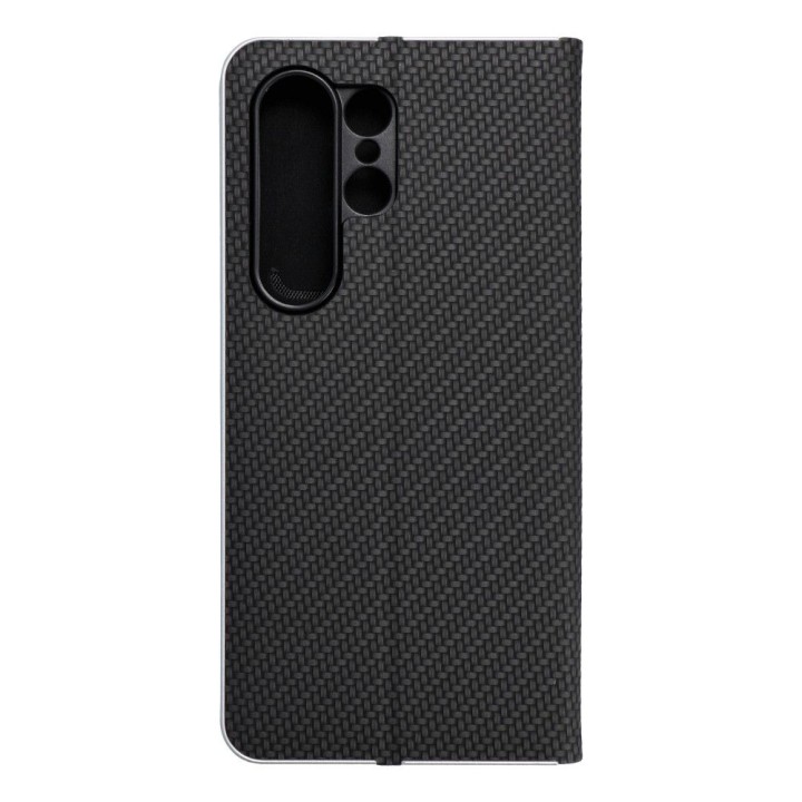 Etui z klapką na Samsung S24 ULTRA Luna Book Carbon czarne