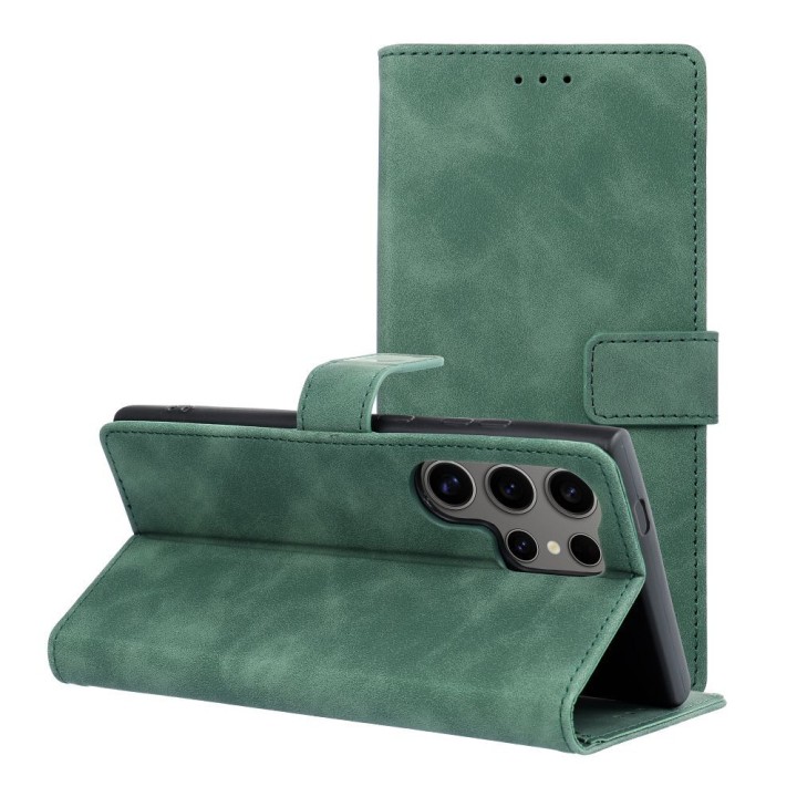 Чохол з клапаном для Samsung S24 ULTRA Tender Book зелений