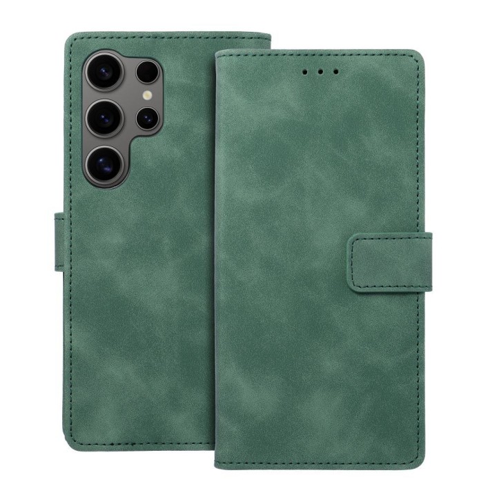 Чохол з клапаном для Samsung S24 ULTRA Tender Book зелений
