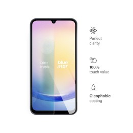 Tempered glass for Samsung A25 5G Blue Star