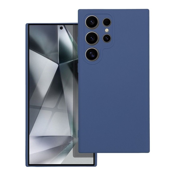 Чехол для Samsung S24 ULTRA Silicone синий