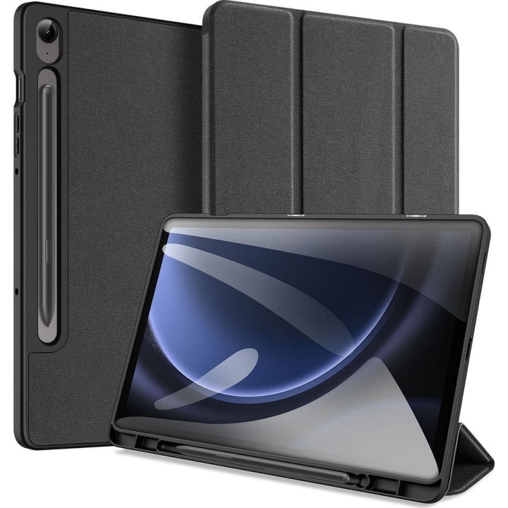 DUX DUCIS case DOMO foldable with space for stylus for SAMSUNG Tab S9 FE/S10 FE black