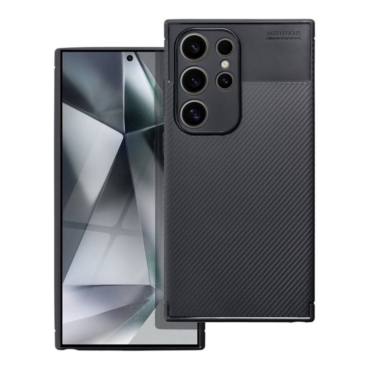 Чехол для Samsung S24 ULTRA Carbon Premium черный