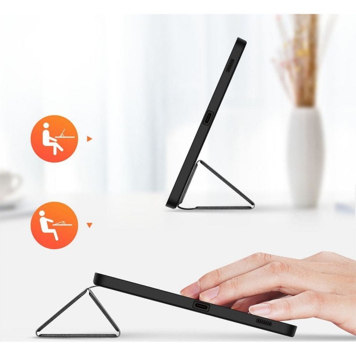 DUX DUCIS чехол DOMO складные с местом для стилус для SAMSUNG Tab S9 FE/S10 FE черный