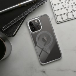 Чехол для iPhone 15 PRO Color Edge Mag Cover совместимый с MagSafe титановый серый