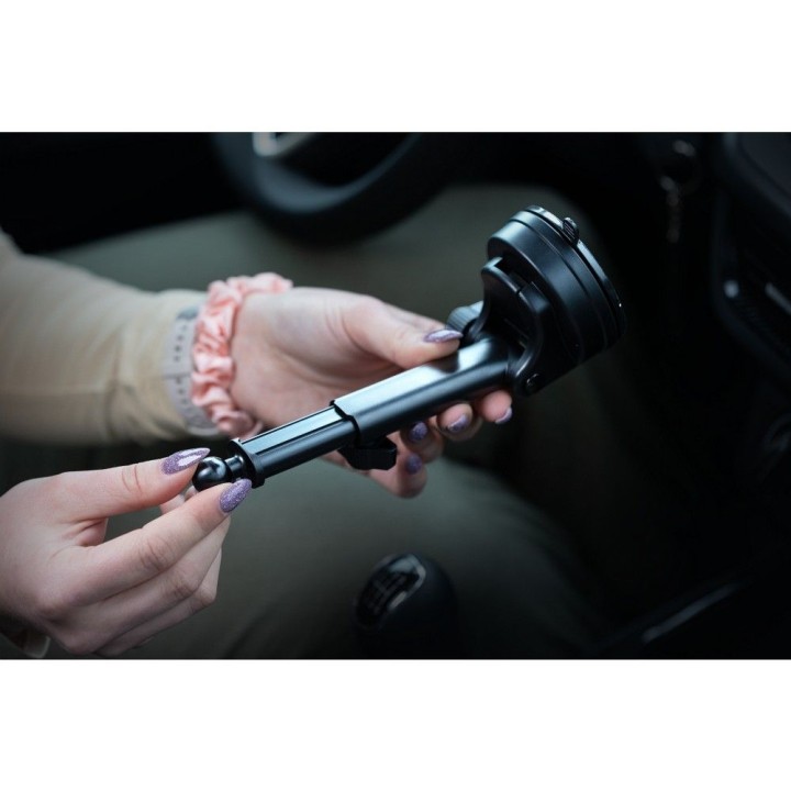 Universal car phone holder Forcell F-Grip Guardian for windscreen / dashboard black