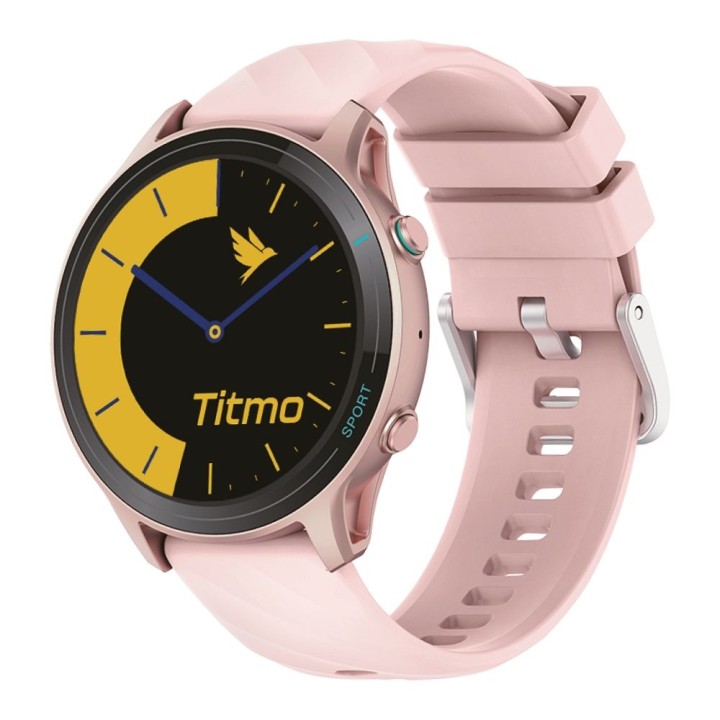 Смарт-часы TITMO O-100 (TFT, Bluetooth call) розовые 0INT