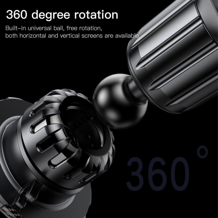 Magnetic car phone holder Forcell F-Grip MagElite for the air vent black