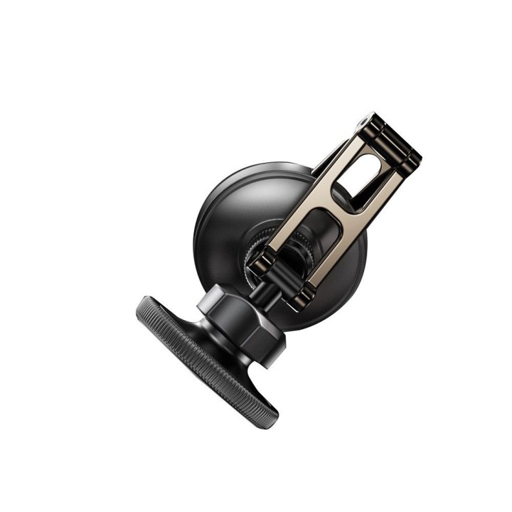 Magnetic car phone holder MagSafe compatible Forcell F-Grip IronSecure for windscreen / dashboard black