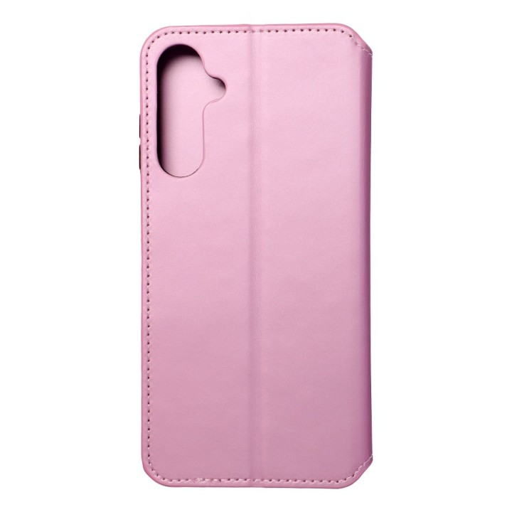 Чехол с клапаном для Samsung A25 5G Dual Pocket Book светло-розовый