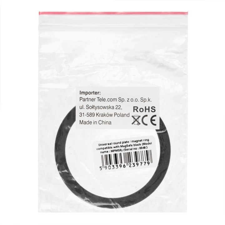 Universal metal plates / ring / magnets compatible with MagSafe black