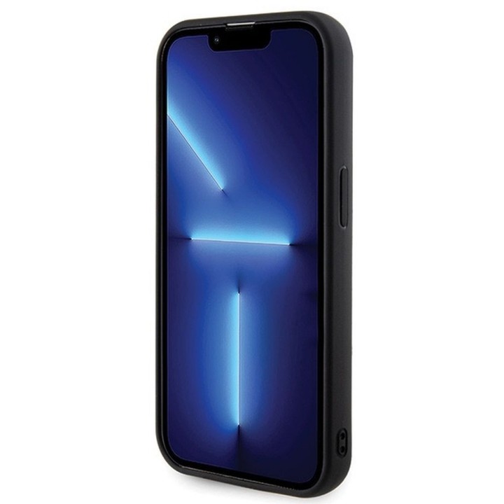 GUESS чохол для IPHONE 15 Pro GUHCP15LPSQSQSK (Quilted Metal Logo) чорний