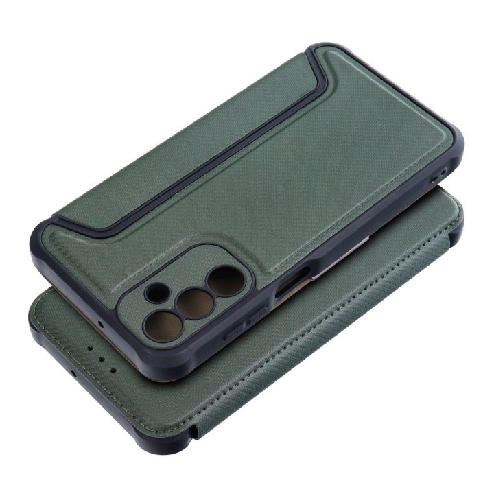 Flip case for Samsung A15 4G / A15 5G Razor Book dark green