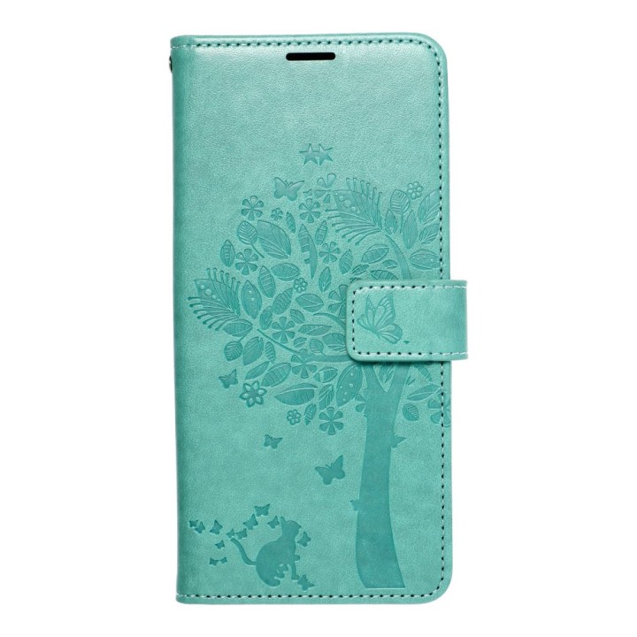 Etui z klapką na Samsung A15 4G / A15 5G Mezzo Book drzewo zielone