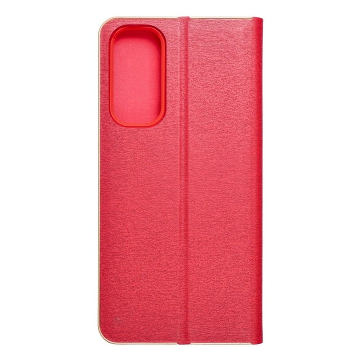 Flip case for Samsung A25 5G Luna Book Gold red