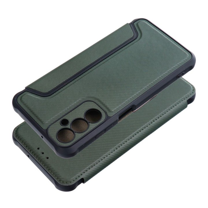 Flip case for Samsung A05s Razor Book dark green