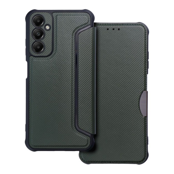 Flip case for Samsung A05s Razor Book dark green