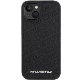 KARL LAGERFELD чехол для IPHONE 15 KLHCP15SPQKPMK (Quilted Pattern) черный