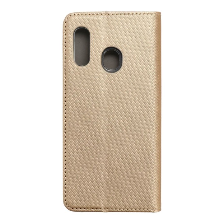 Flip case for Samsung A20e Smart Case Book gold