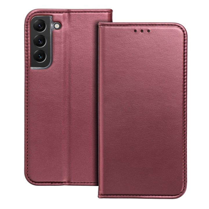 Flip case for Samsung A55 Smart Magneto burgundy