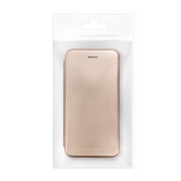 Чехол с клапаном для Xiaomi Redmi 13c / Poco C65 Elegance Book золотой