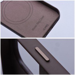 Чехол для iPhone 13 PRO Woven Mag Cover совместимый с MagSafe светло-коричневый