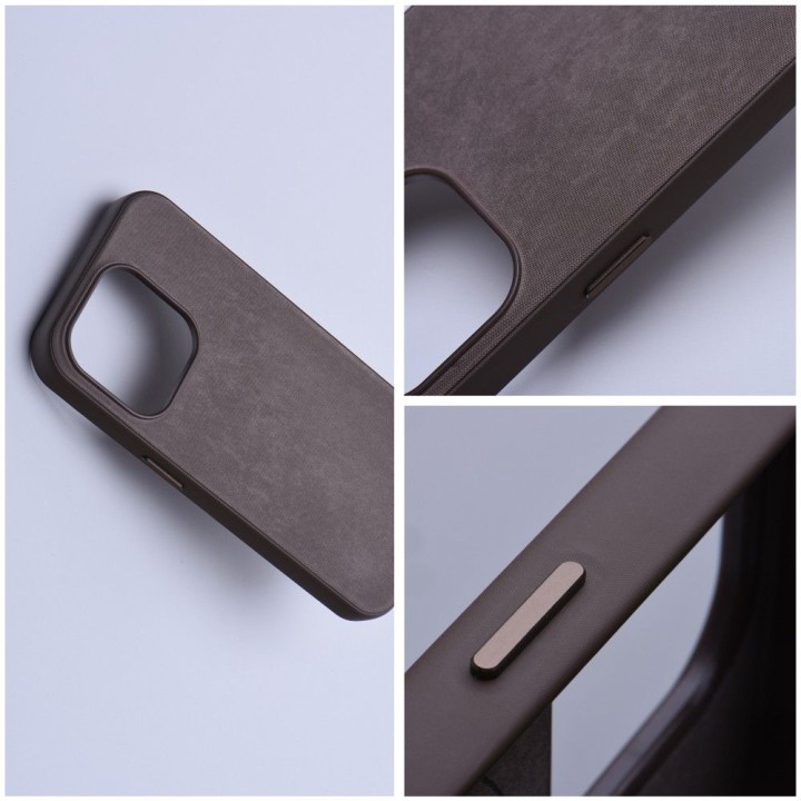 Чехол для iPhone 13 PRO Woven Mag Cover совместимый с MagSafe светло-коричневый