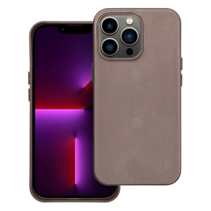Чехол для iPhone 13 PRO Woven Mag Cover совместимый с MagSafe светло-коричневый