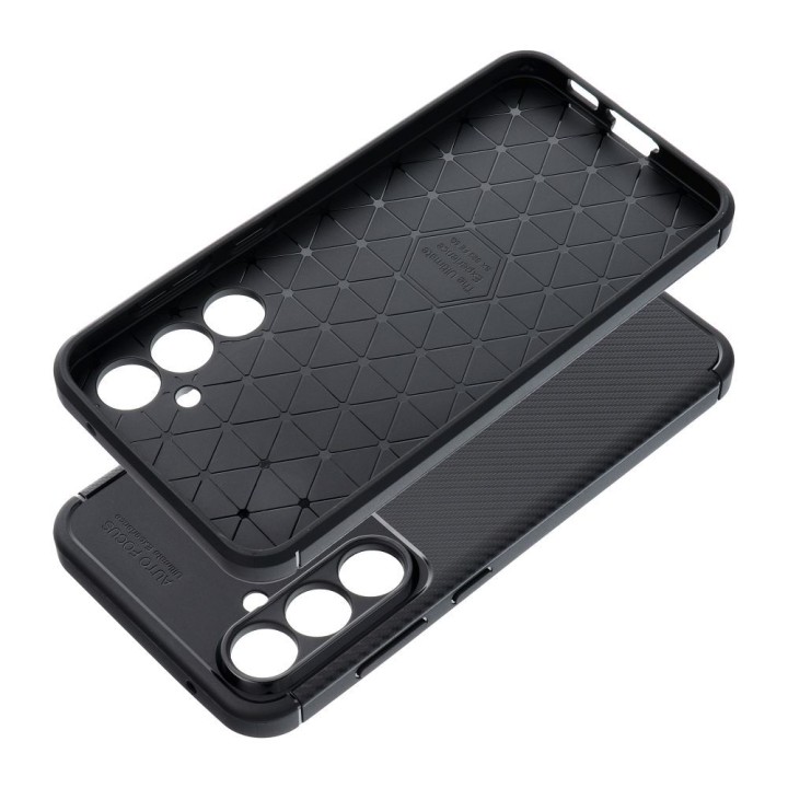 Чехол для Samsung S23 FE Carbon Premium черный
