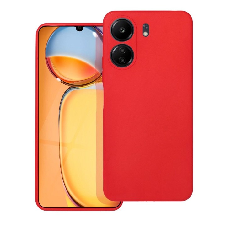 Чехол для Xiaomi Redmi 13C / Poco C65 Soft красный