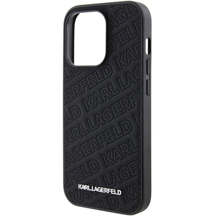 KARL LAGERFELD чохол для IPHONE 15 Pro KLHCP15LPQKPMK (Quilted Pattern) чорний