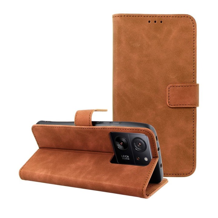 Flip case for Xiaomi 13T Tender Book brown