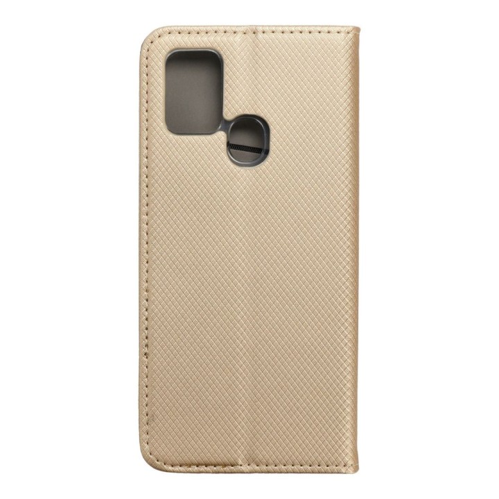 Чохол з клапаном для Samsung A21s Smart Case Book золотий