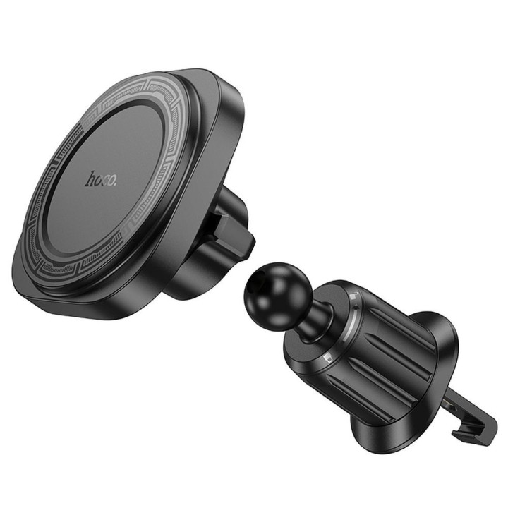 Magnetic car phone holder MagSafe compatible Hoco for the air vent H28 black