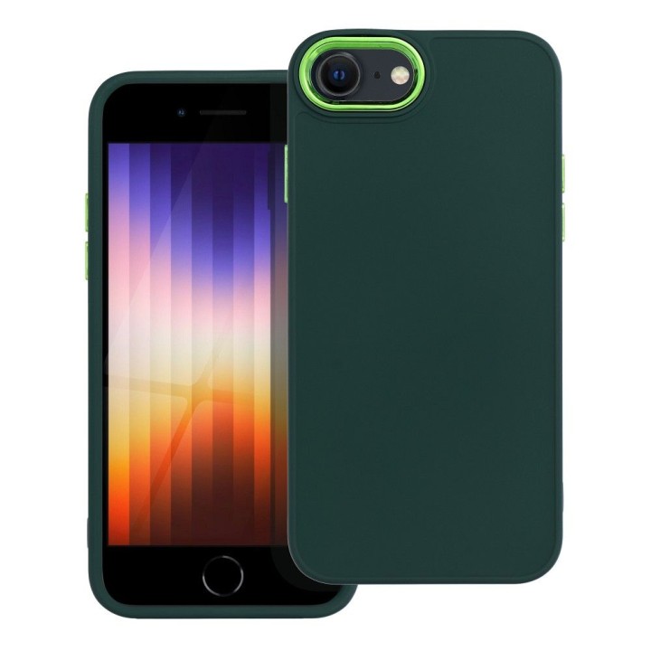Чехол для iPhone SE 2022 Frame зеленый