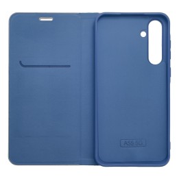 Чохол з клапаном для Samsung A10 Luna Book Carbon синій