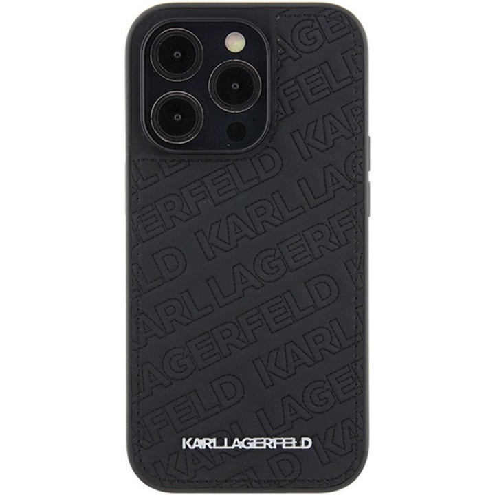 KARL LAGERFELD чохол для IPHONE 15 Pro KLHCP15LPQKPMK (Quilted Pattern) чорний