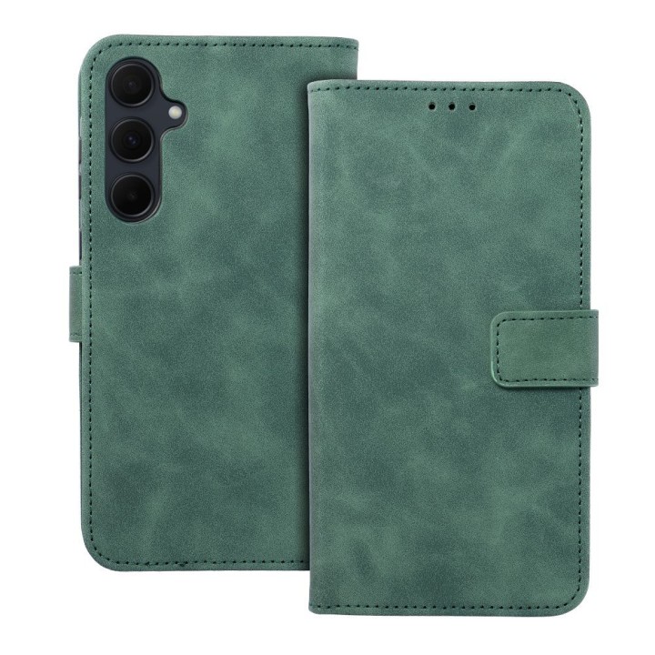 Flip case for Samsung A35 5G Tender Book green