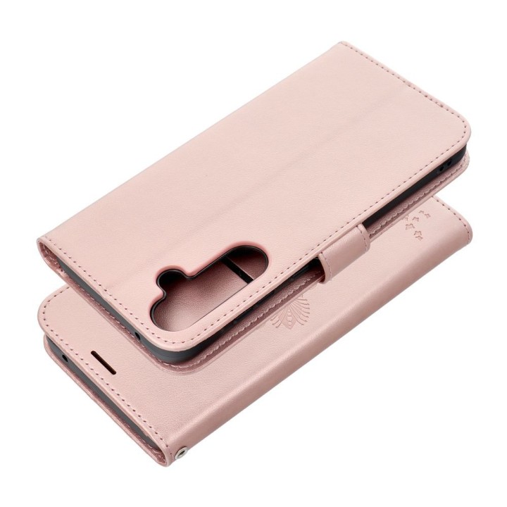 Flip case for Samsung A35 5G Mezzo Book tree rose gold