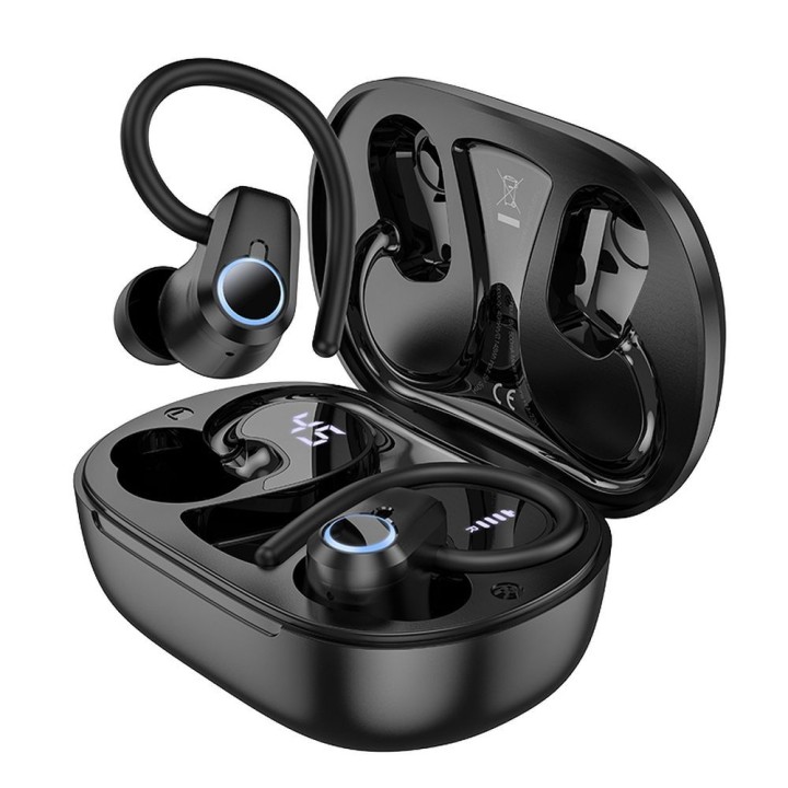 Wireless in-ear headphones Hoco TWS EQ8 black