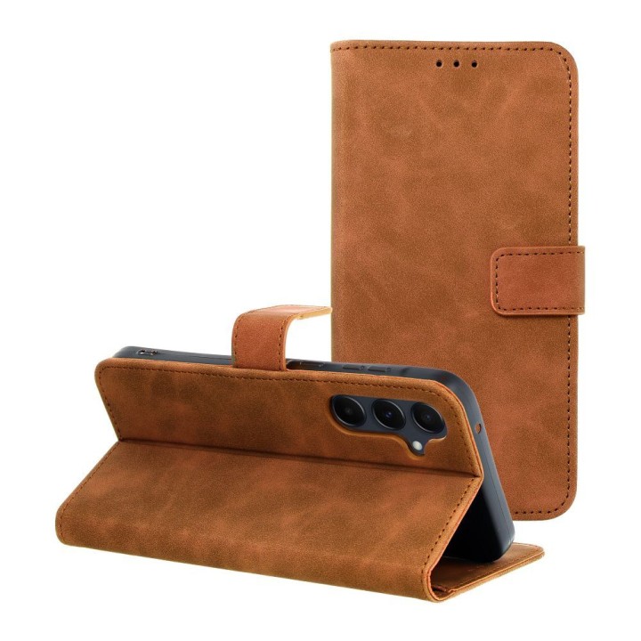Flip case for Samsung A55 5G Tender Book brown
