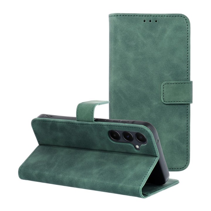 Flip case for Samsung A55 5G Tender Book green