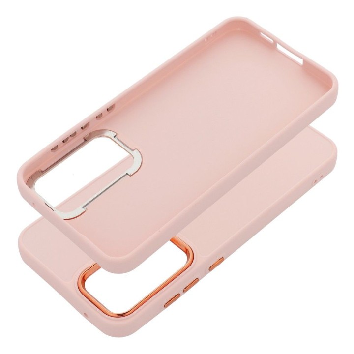 Case for Samsung A55 5G Frame powder pink